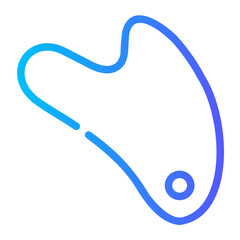 massager tool gradient icon