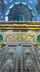 The shrine of Lady Zainab, daughter of the Commander of the Faithful, Ali Ibn Abi Talib, peace be...