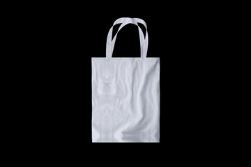 Clean tote bag on a Screen with Shadows