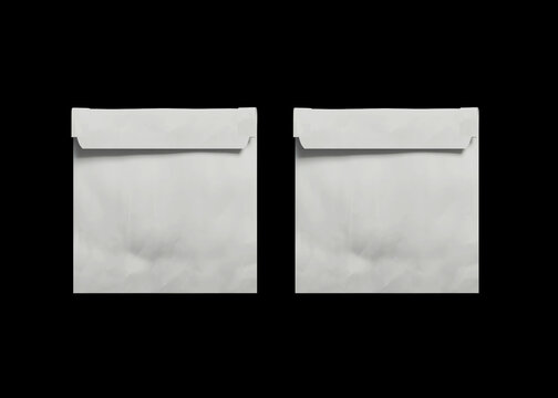 Clean Envelope Mockup on a Screen on Backdrop