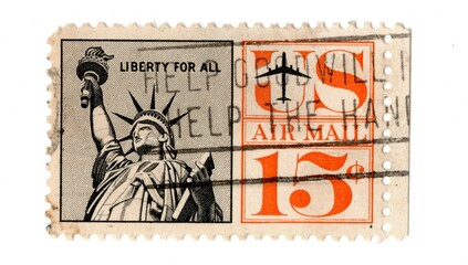 vintage old aged poststamps