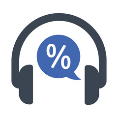 Telemarketing promotion icon