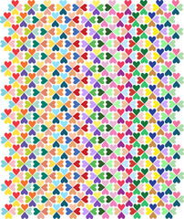 heart pattern design 