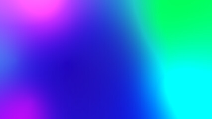 Abstract multicolored gradient glowing background