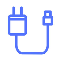 Charger Charging Cable Electricity Energy Plug Power Icon
