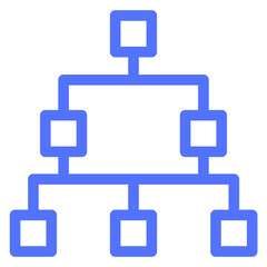 Chart Artboard Org Chart Chainofranking Companysystem Businesshierarchy Organizationstruc Icon