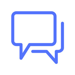 Naklejka premium Chat Conversation Talk Icon