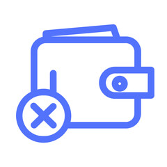Cash Delete Money Payment Purse Remove Wallet Icon