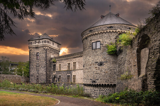 Andernach castle, Rhineland-Palatinate, Germany