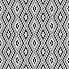 Monochrome diamond seamless pattern