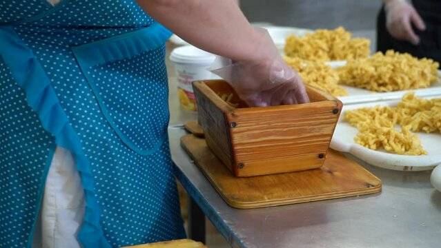 industrial production of Tatar national sweet chak-chak