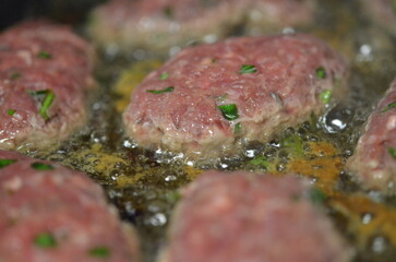 Makrofotografie Fleischbälle