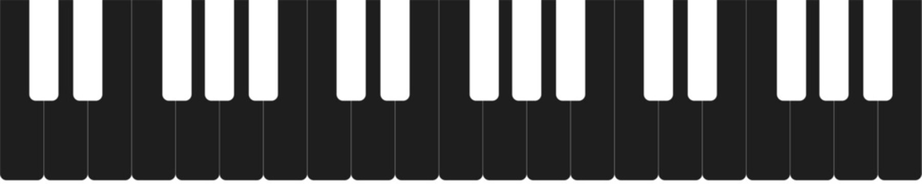 Keyboards of a keyboard musical instrument with inversion color, 3 octaves piano key piano synthesizer