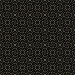 Fototapeta na wymiar Geometric pattern vector background with circles 