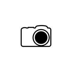 Photo camera vector icon. Camera icon. Flat photo camera . 