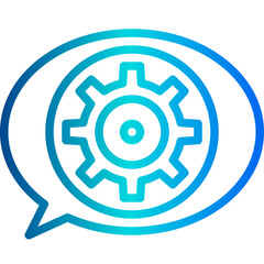 Setting gradient line icon