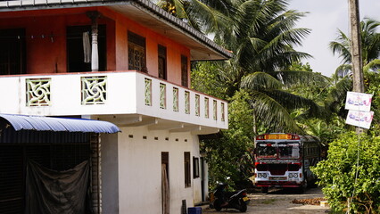 Original Sri Lanka with its cultural code and identity. Traffic, national and religious customs,...