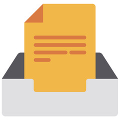 Inbox flat icon