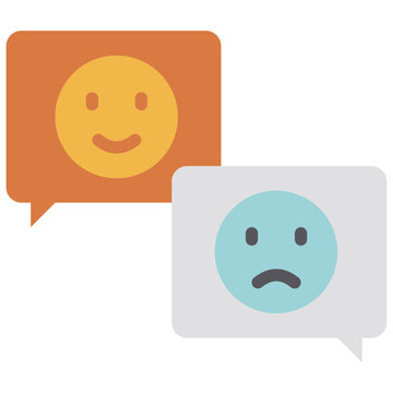 Emojicon flat icon