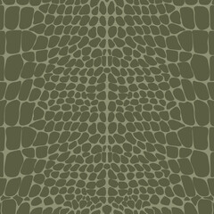 Crocodile Skin, Animal Print Seamless Pattern