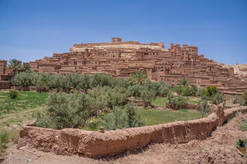 An ancient fortress city in Morocco near Ouarzazate