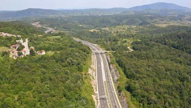 Road to zadar in Croatia Europe