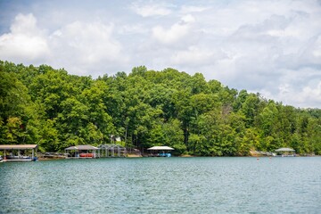 An overlooking view in Seneca, South Carolina