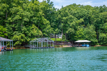 An overlooking view in Seneca, South Carolina