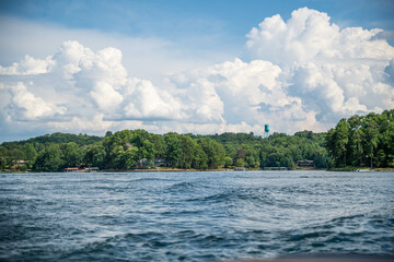 An overlooking view in Seneca, South Carolina