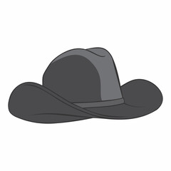 cowboy hat isolated on white