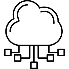Cloud Server Icon