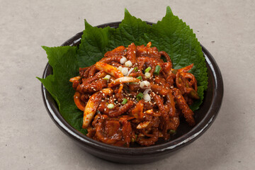 cooking, food, food, meals, food, seafood, octopus, stir-fry, stir-fried octopus, spicy, red, red, food ingredients, Korean food, Korean food, Korean food, Korean food, Korean culture,낙지볶음,낙지,해산물,