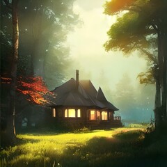 house in the woods