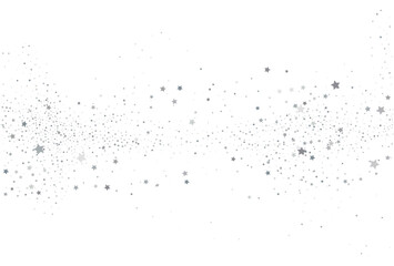 Light silver glitter confetti background. White festive texture.