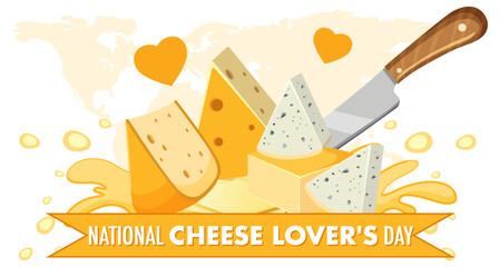 National cheese lovers day icon