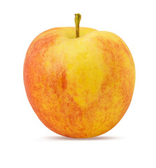 Red apple isolated on white background with clipping path