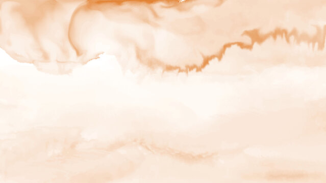 Abstract Terracotta Watercolor Textured Background
