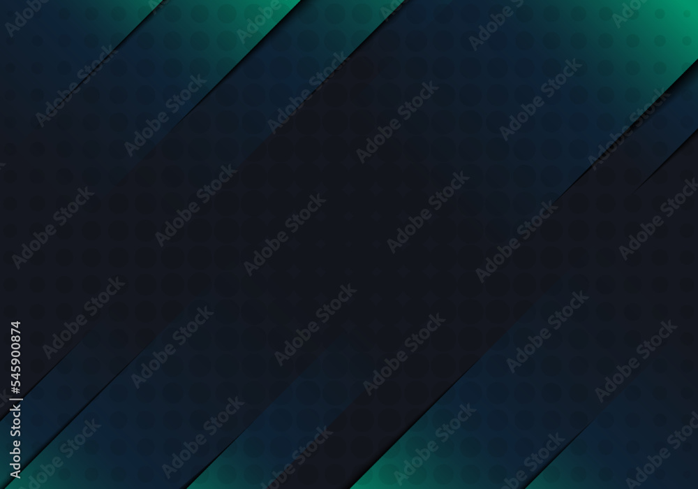 Poster abstract gradient stripe lines color design decorative. overlapping with halftone circles pattern ba