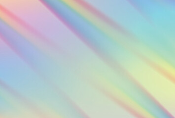 Rainbow prism flare lens realistic effect. Vector illustration of light refraction texture