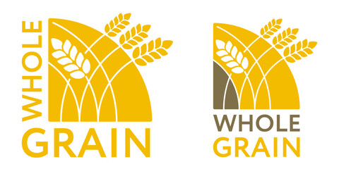 Whole Grain sticker for bottom left of packaging 