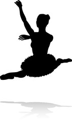 Ballet Dancer Dancing Silhouette © Christos Georghiou