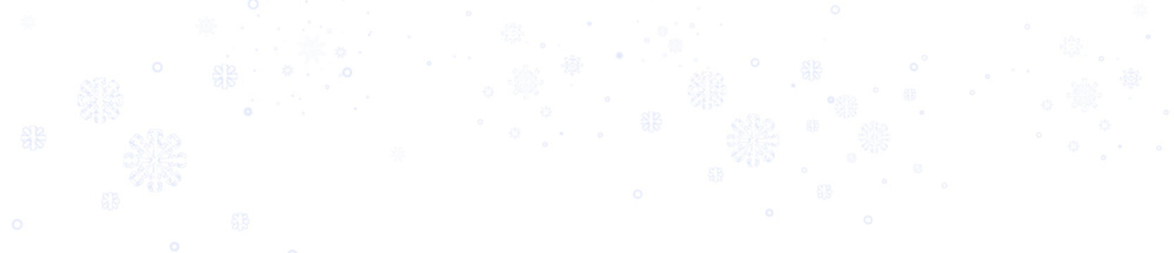 Schneeflocken auf transparentem Hintergrund
