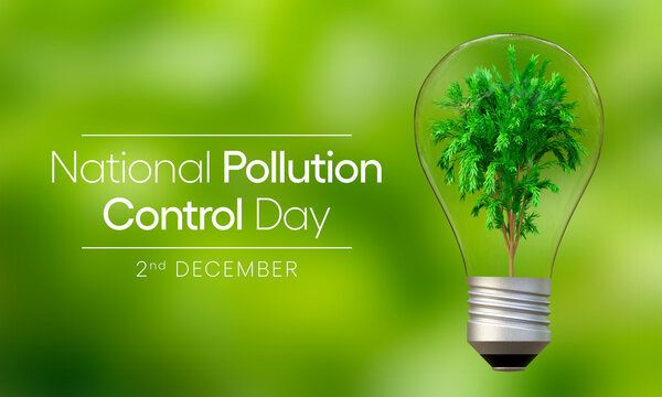 National Pollution control day is observed every year on December 2, Day focuses on preventing pollution and raising awareness about the ways we keep exploiting mother nature. 3D Rendering