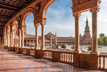 Spanish Square in Sevilla, Spain