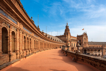 Seville, Spain: The Plaza de Espana, Spain Square