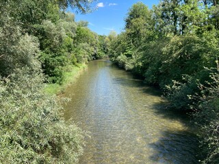 545907807 Flusslandschaft in Bayern