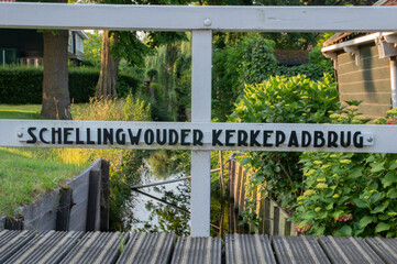 Schellingwouder Kerkepadbrug Bridge At Amsterdam The Netherlands 17-6-2020