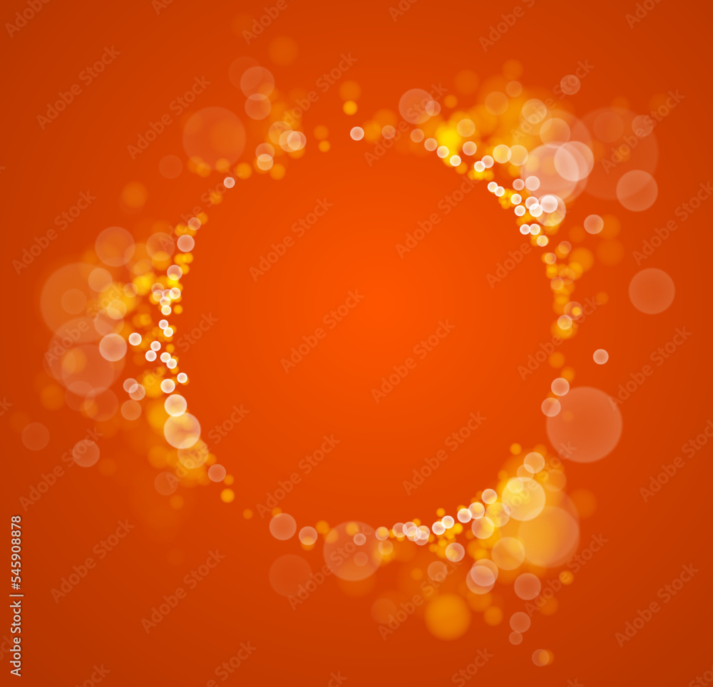 Poster beautiful bokeh blurred lights vector abstract background with defocused transparent lights effect w
