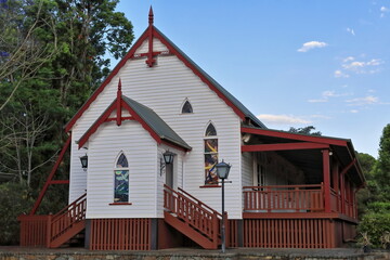 Deconsecrated Yungaburra Chapel-used as a church from AD1901 to 2002 in Atherton....