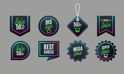 Discount Stamps for 50% Vector Pack Sales